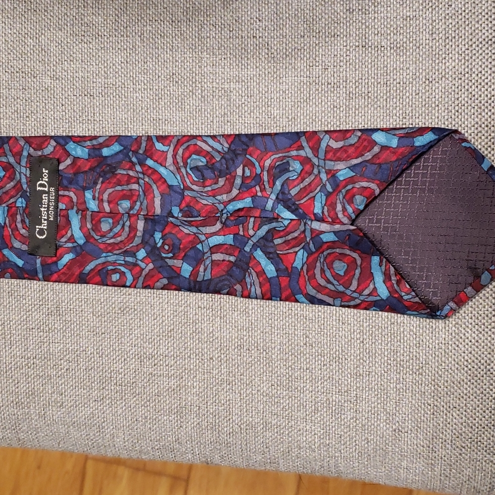 Christian Dior patterned tie - Picture 2 of 3